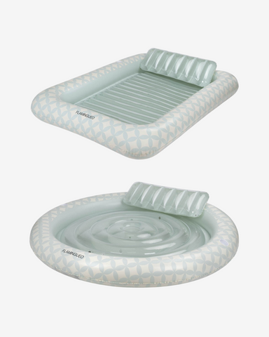 Pack 2 flotadores tanning - aguamarina