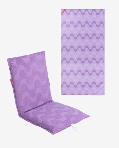 Pack respaldo y toalla - morado
