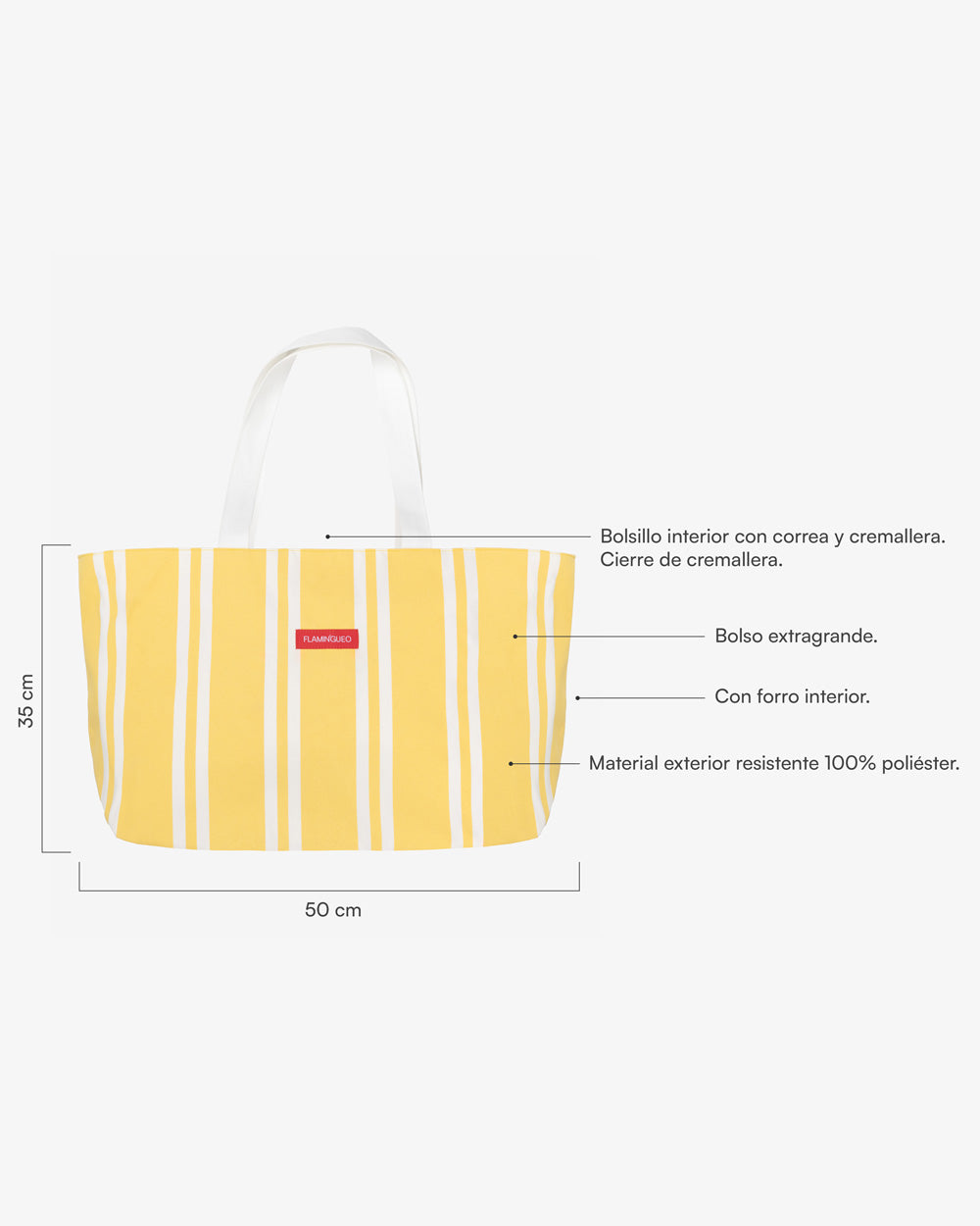 Tote bag amarilla - PENELOPE
