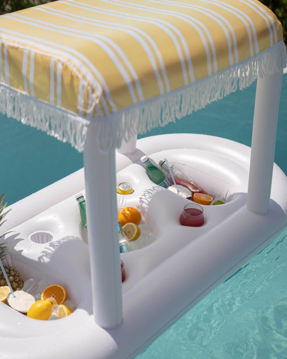 flotador hinchable bebidas