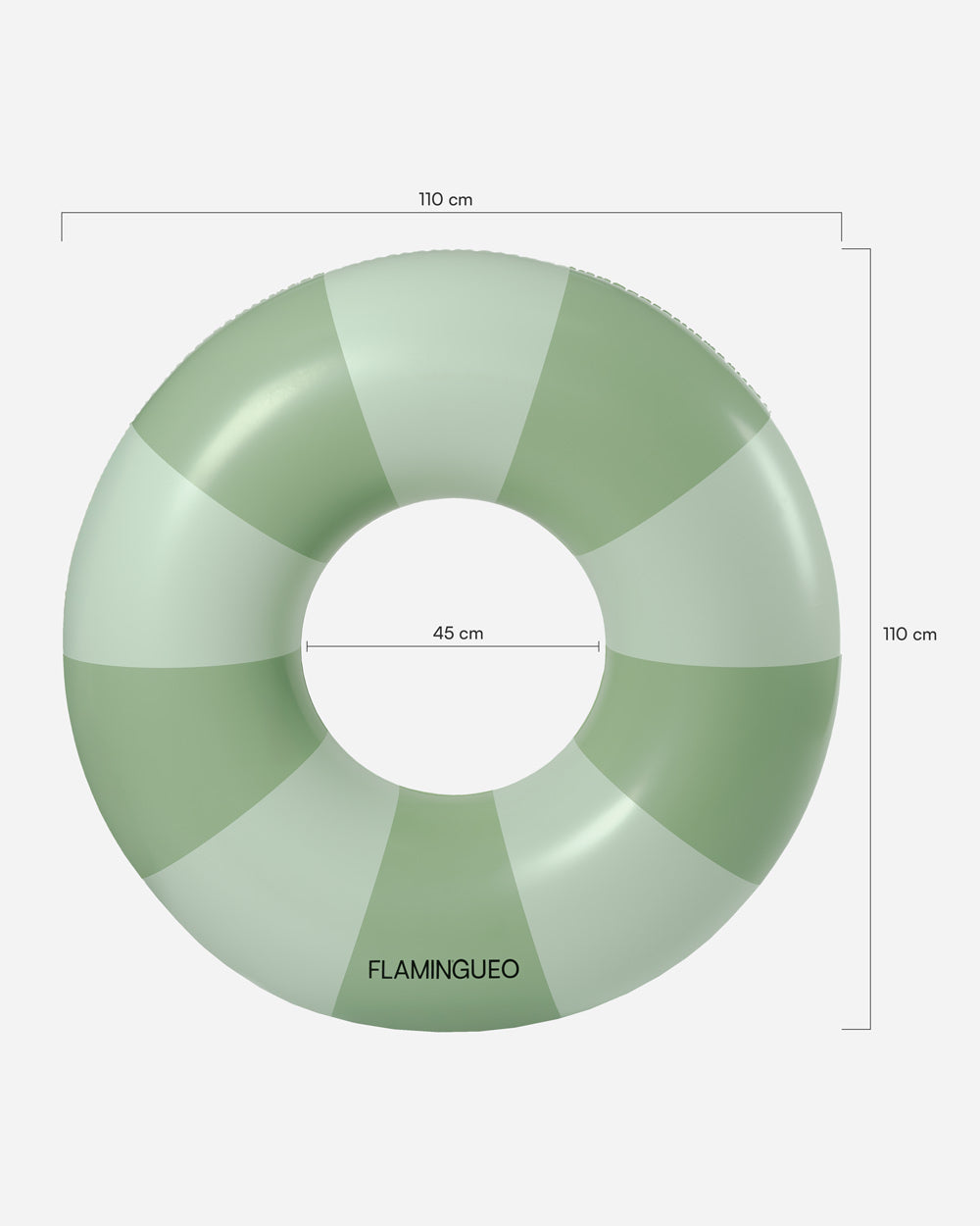 medidas flotador donut verde