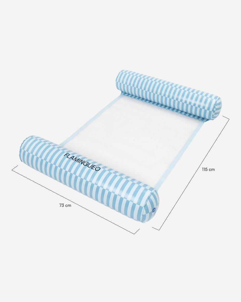 medidas flotador piscina azul