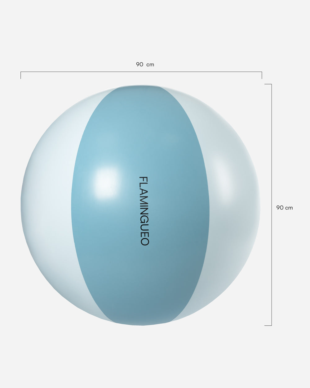 medidas pelota hinchable azul