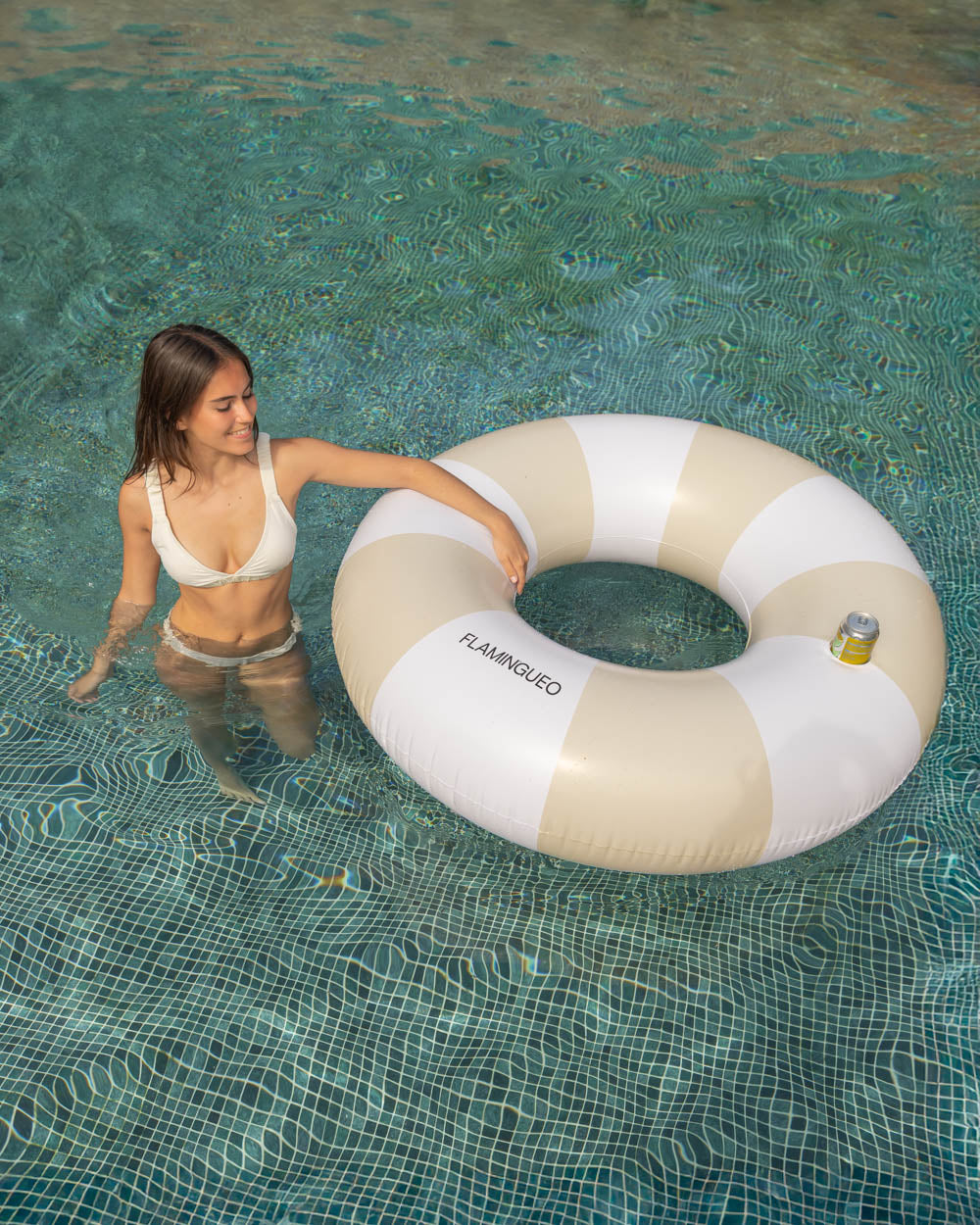Flotador donut XL beige - VICTORIA