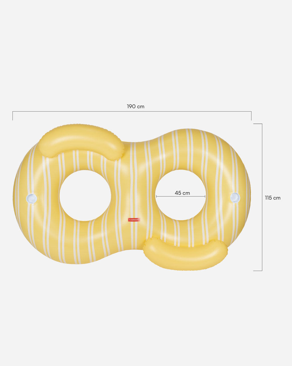 Flotador donut doble amarillo - LISBON