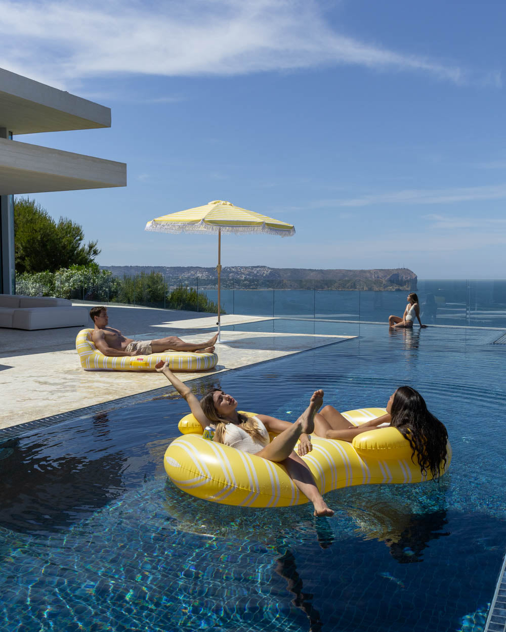 Flotador donut doble amarillo - LISBON