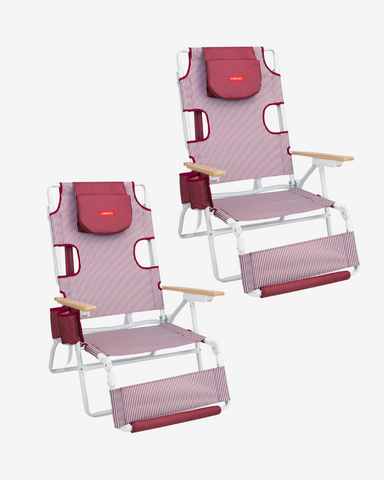 Pack 2 sillas - burdeos
