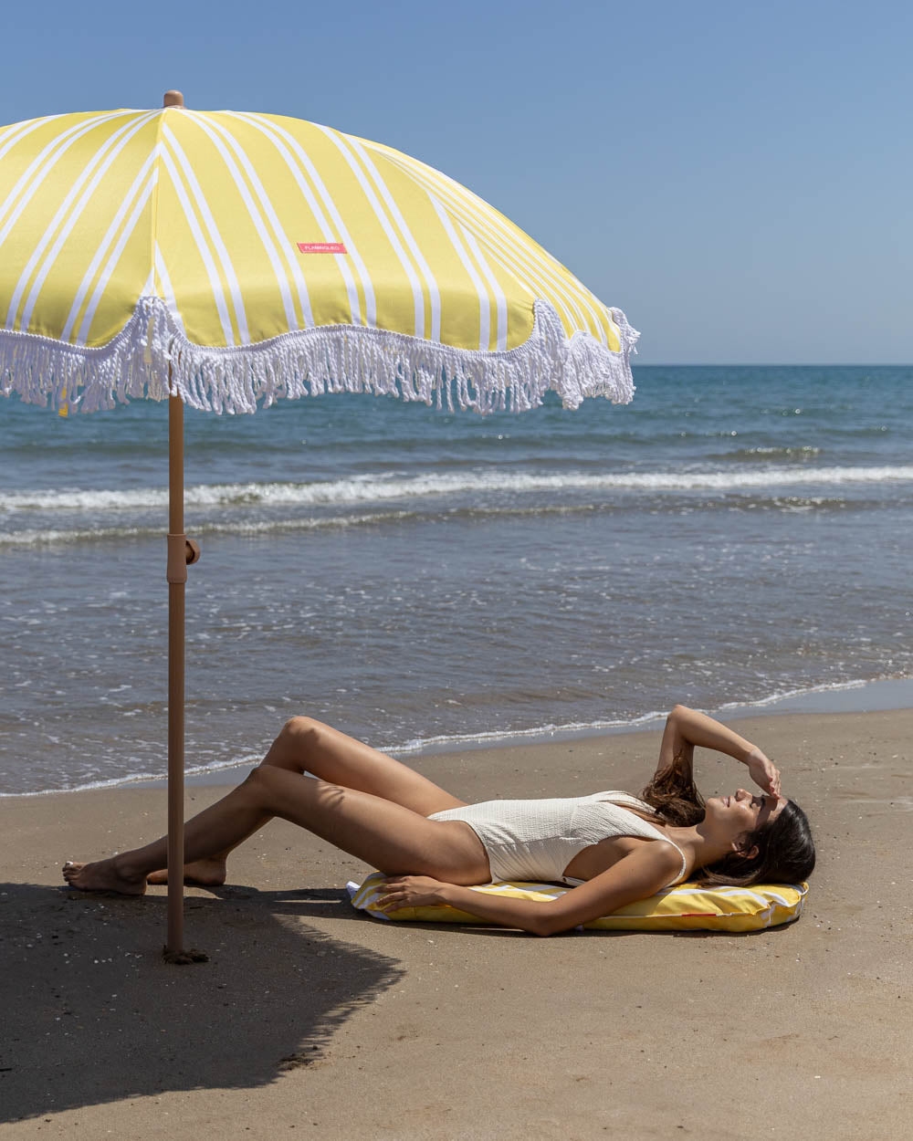 Asiento plegable playa amarillo - WALES