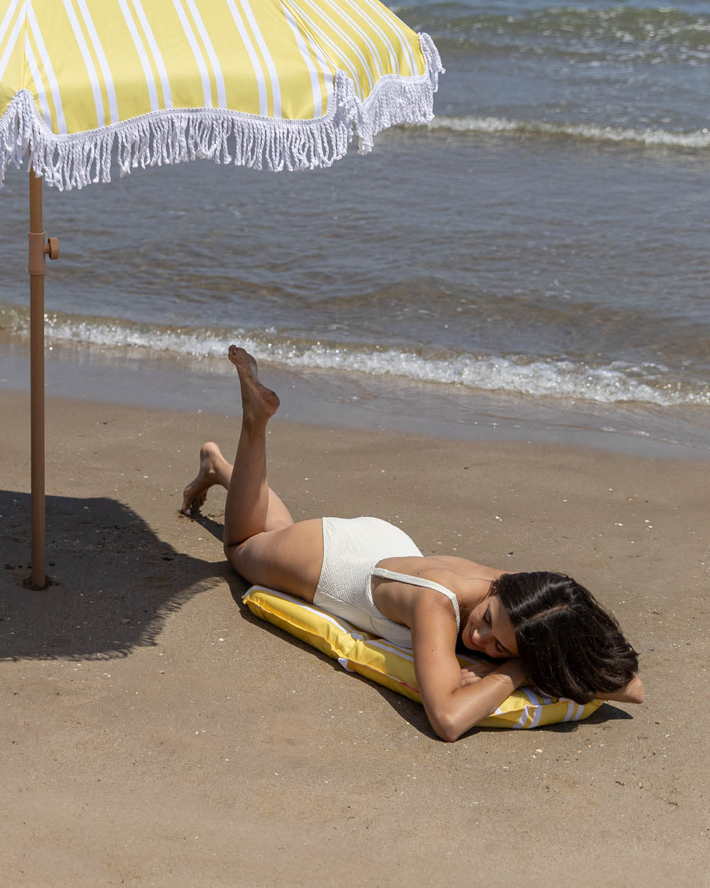 Asiento plegable playa amarillo - WALES