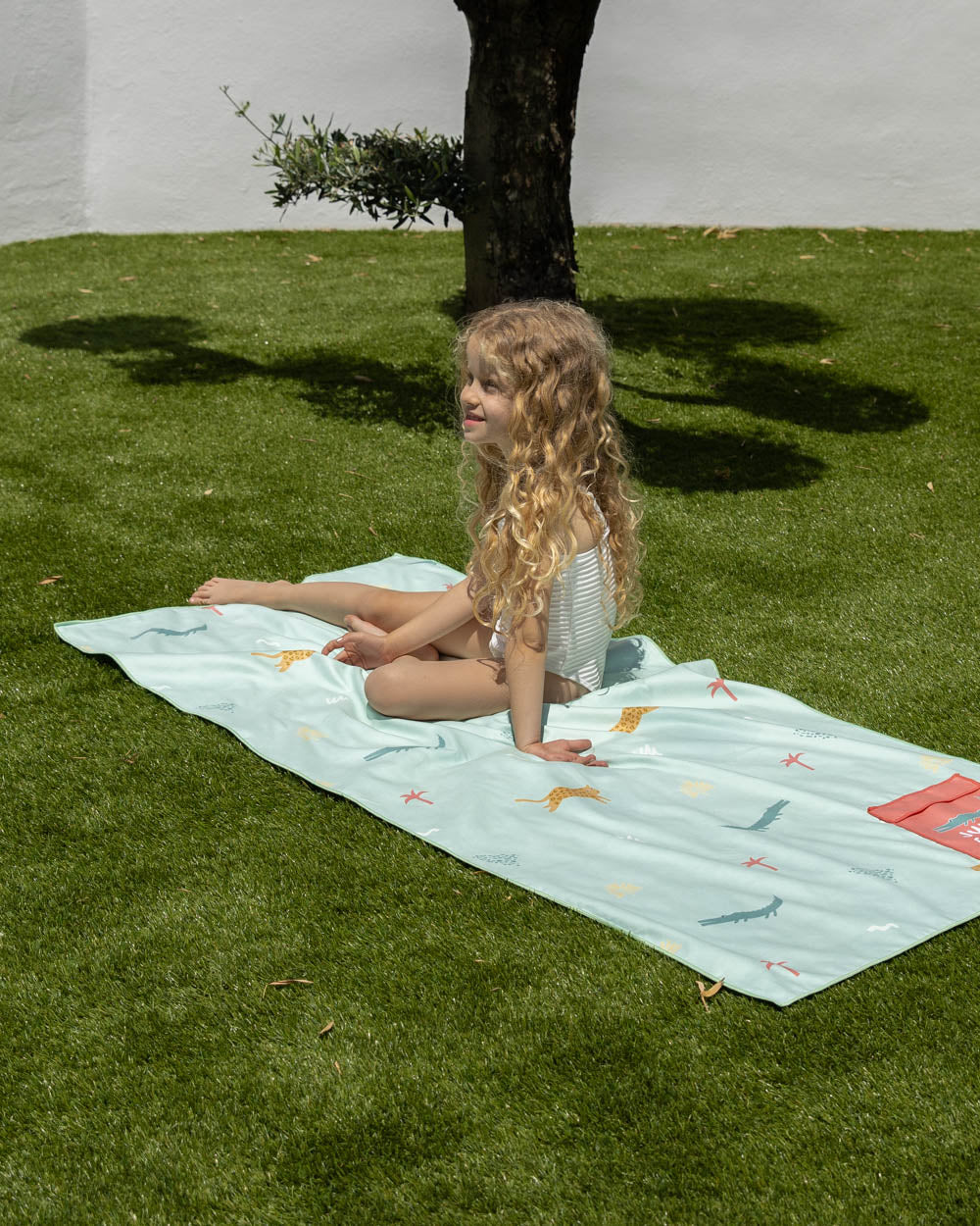 toalla microfibra infantil verde