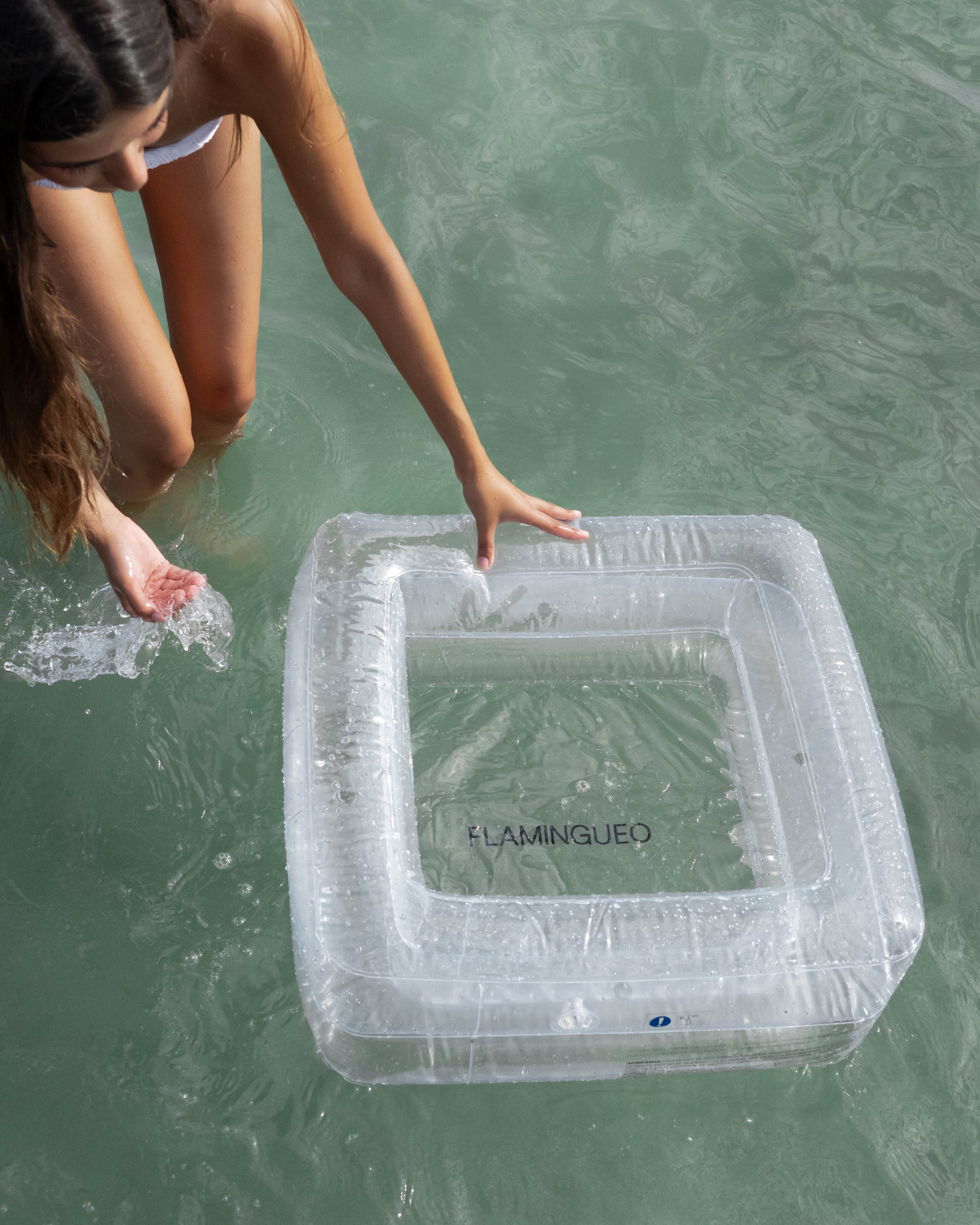 mini bañera piscina y playa