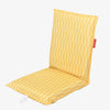 Yellow folding beach seat - Blake