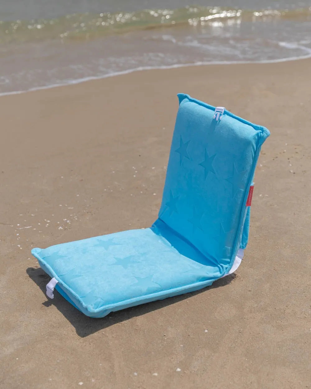 Asiento plegable playa azul - MORGAN - Flamingueo
