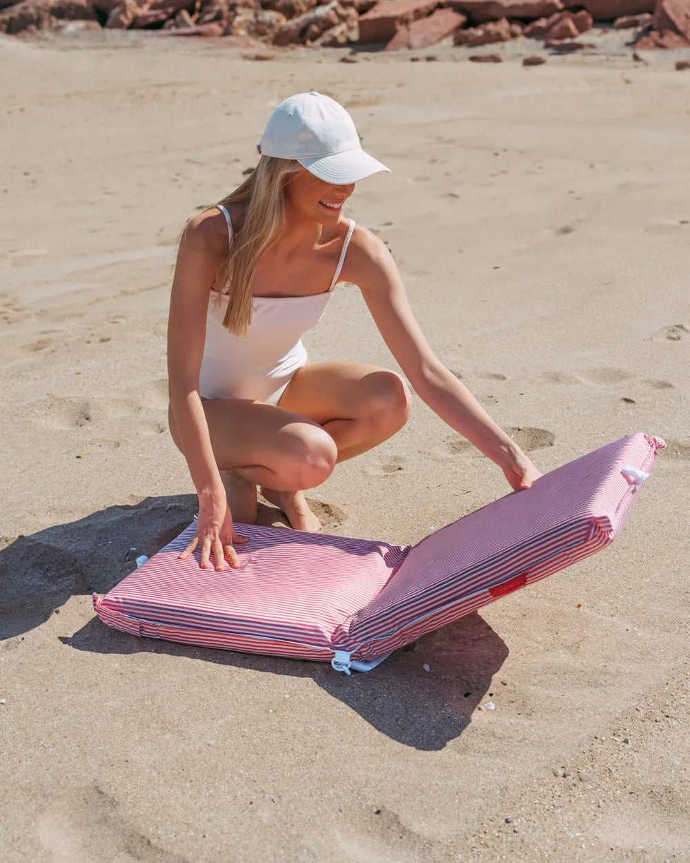 Asiento plegable playa - SAMOA - Flamingueo