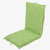 Green folding beach seat - INDIGO