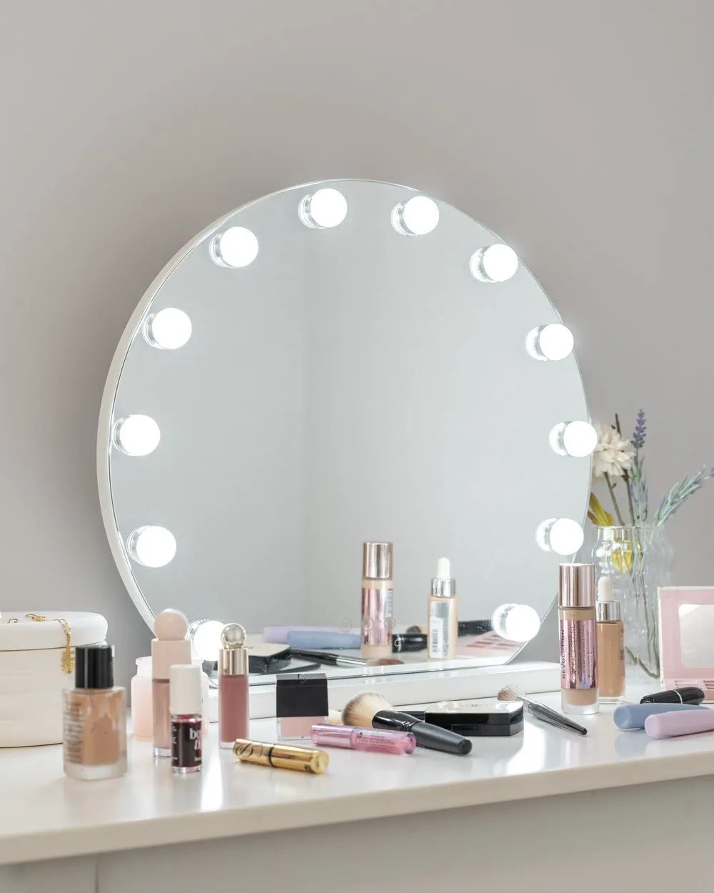 Miroir LED semi-circulaire - DREAM - Flamingueo