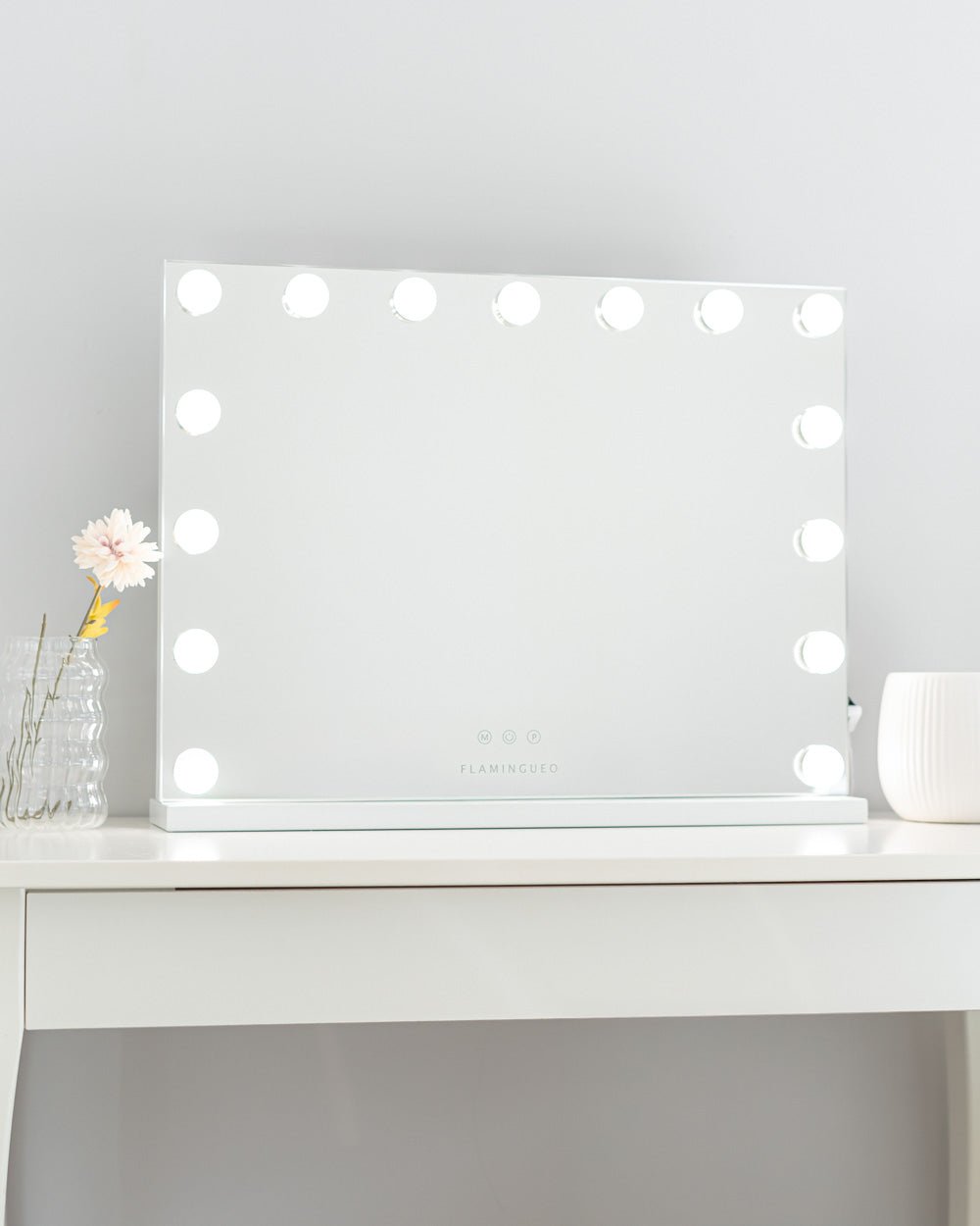 Espejo maquillaje con luz LED - SHARPAY - Flamingueo
