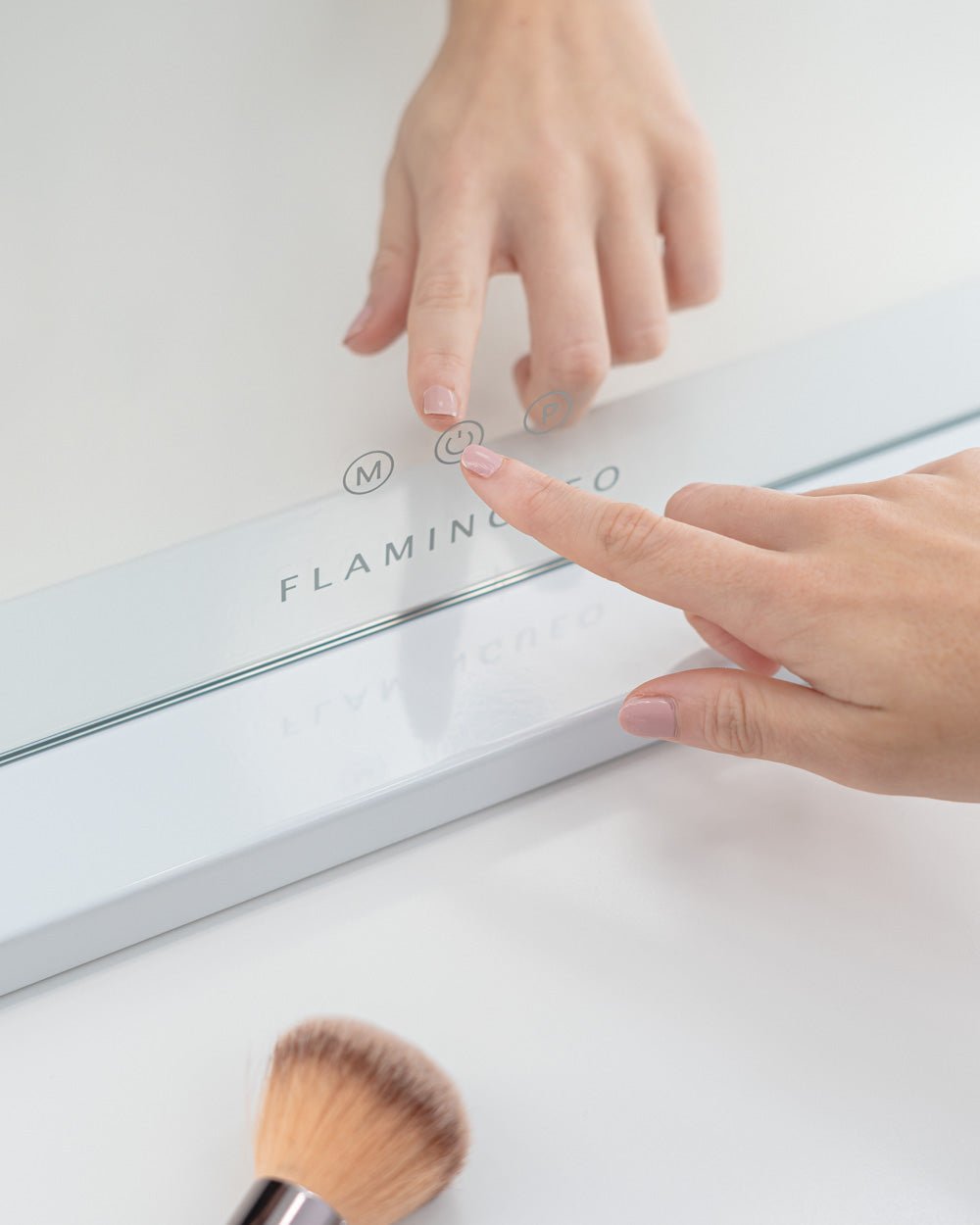 Espejo maquillaje con luz LED - SHARPAY - Flamingueo