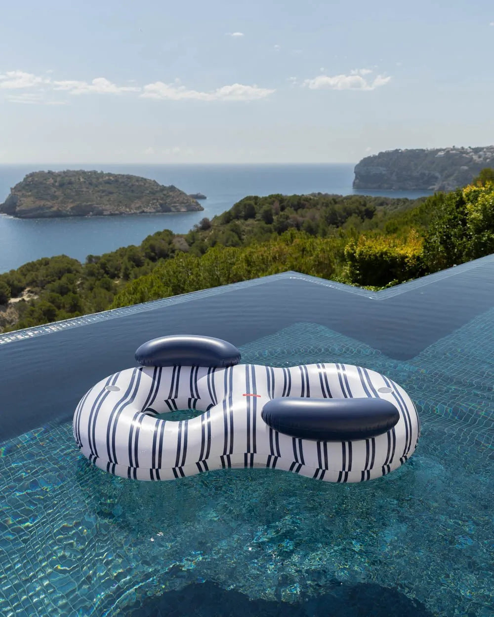 Flotador donut doble azul - LISBON - Flamingueo