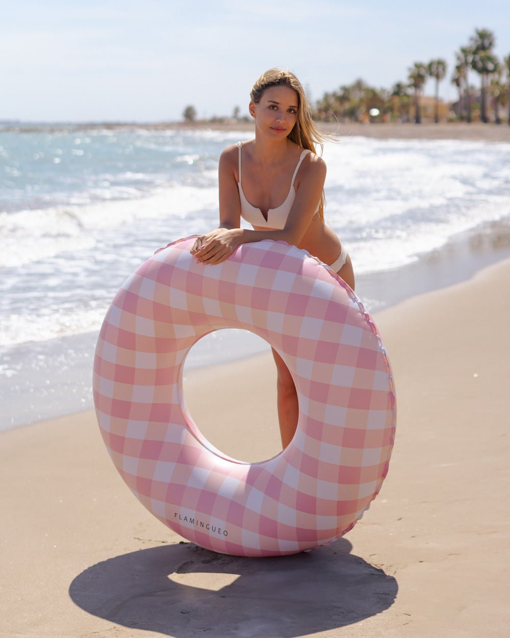 Flotador donut vichy - HAMPTONS - Flamingueo