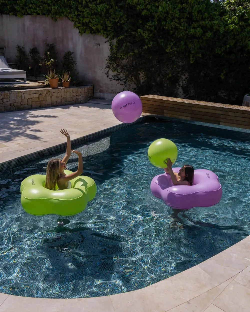 Fiore verde galleggiante - BONNIE - Flamingueo