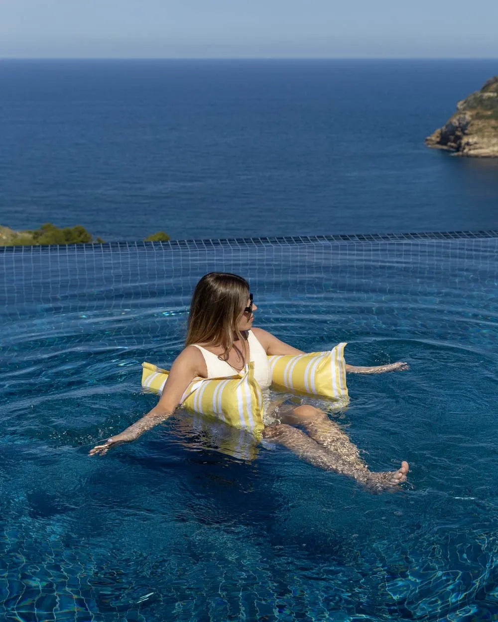 Hängematte Schwimmer gelb - HARBOR - Flamingueo