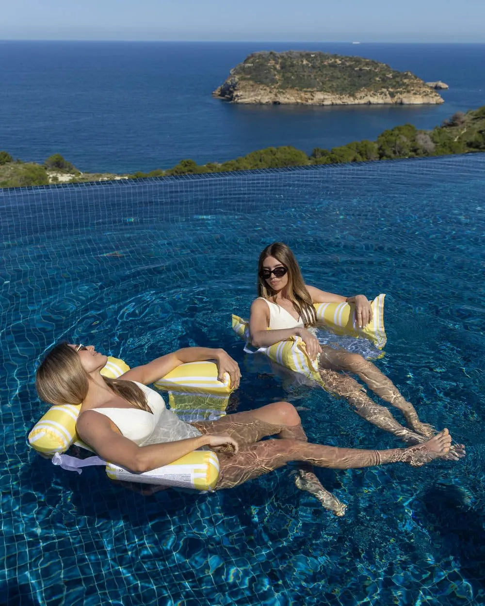 Hängematte Schwimmer gelb - HARBOR - Flamingueo