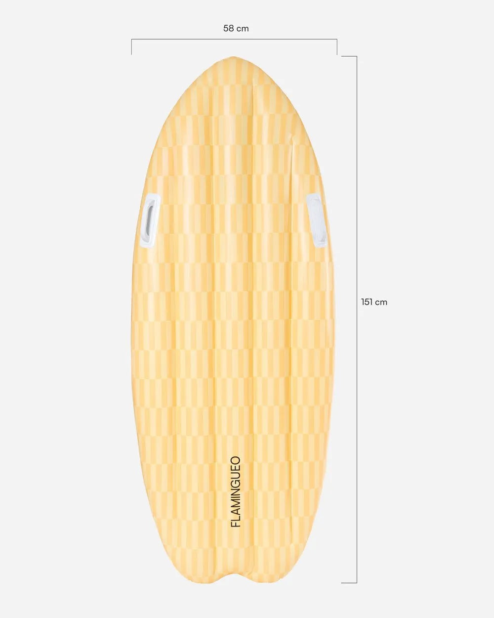 Flotador tabla surf amarilla - SANREMO - Flamingueo