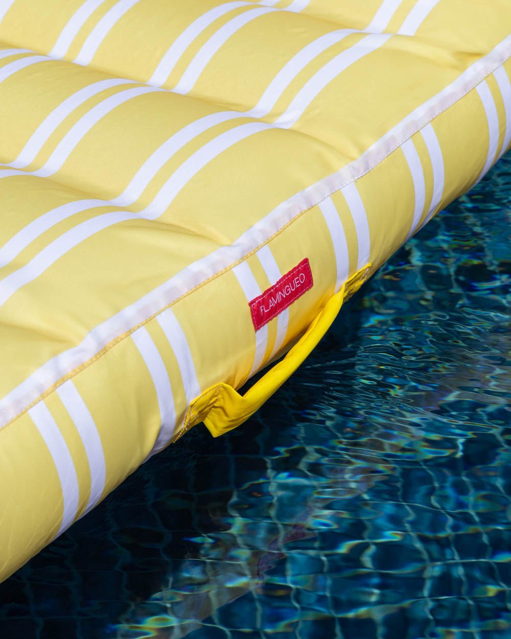 Schwimmende Sonnenliege gelb - MONTECARLO - Flamingueo
