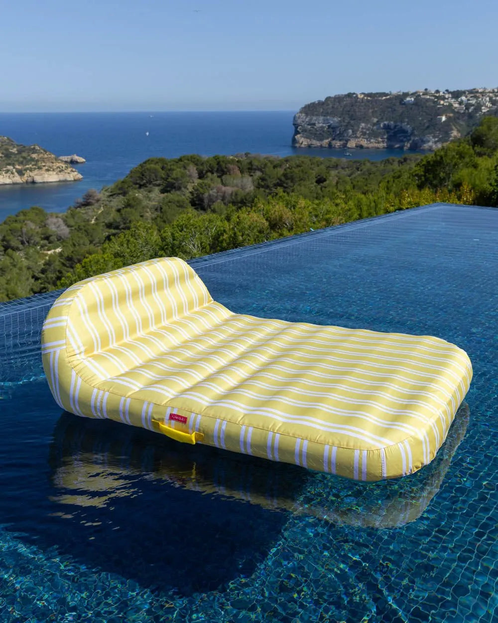 Doppelsonnenliege Float gelb - MONACO - Flamingueo