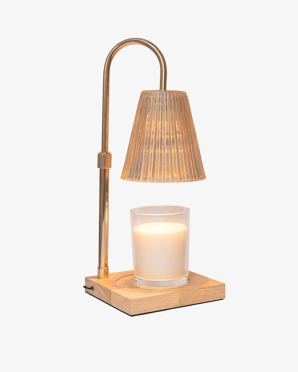 Lampada Scalda Candela Philorn Con Timer E Dimmer, Design Floreale, Altezza Regolabile, 2 Lampadine LED