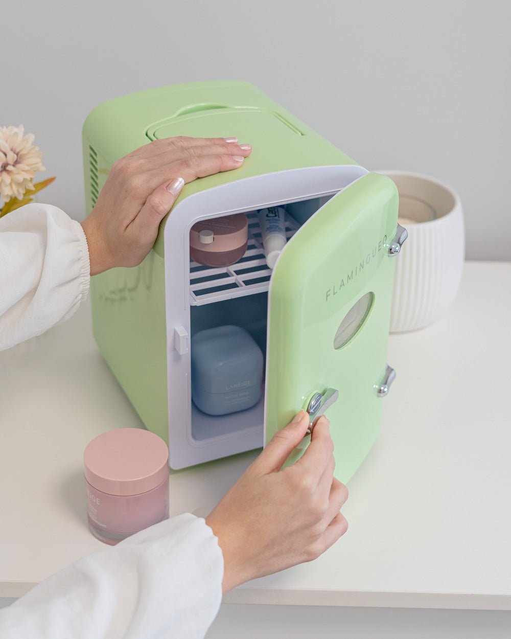 Mini Nevera Cosméticos Retro 4L - AUDREY - Flamingueo
