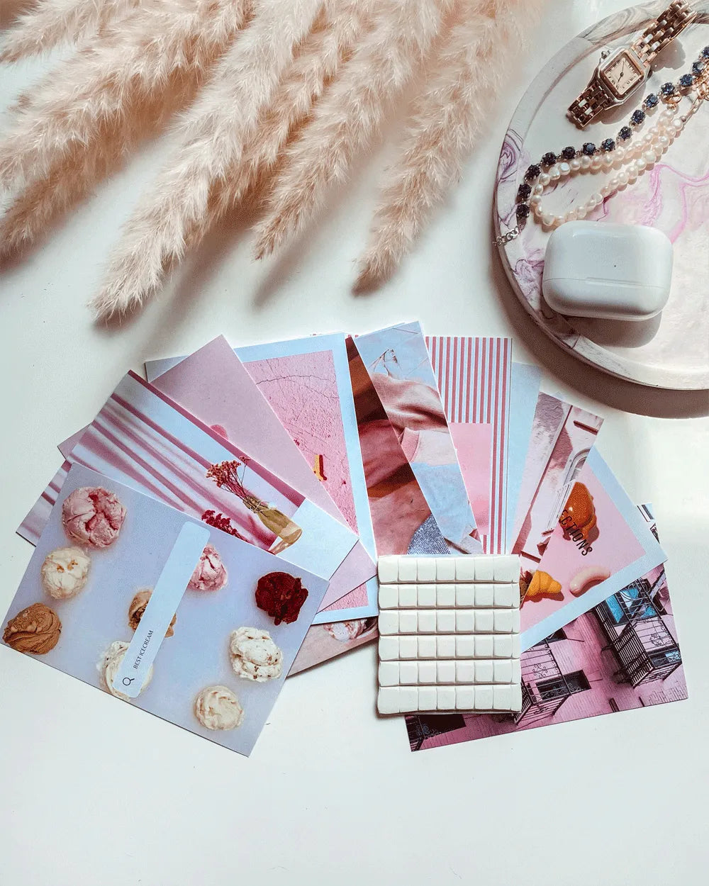 Mini set de 50 fotos - PINK ISLAND LITE - Flamingueo