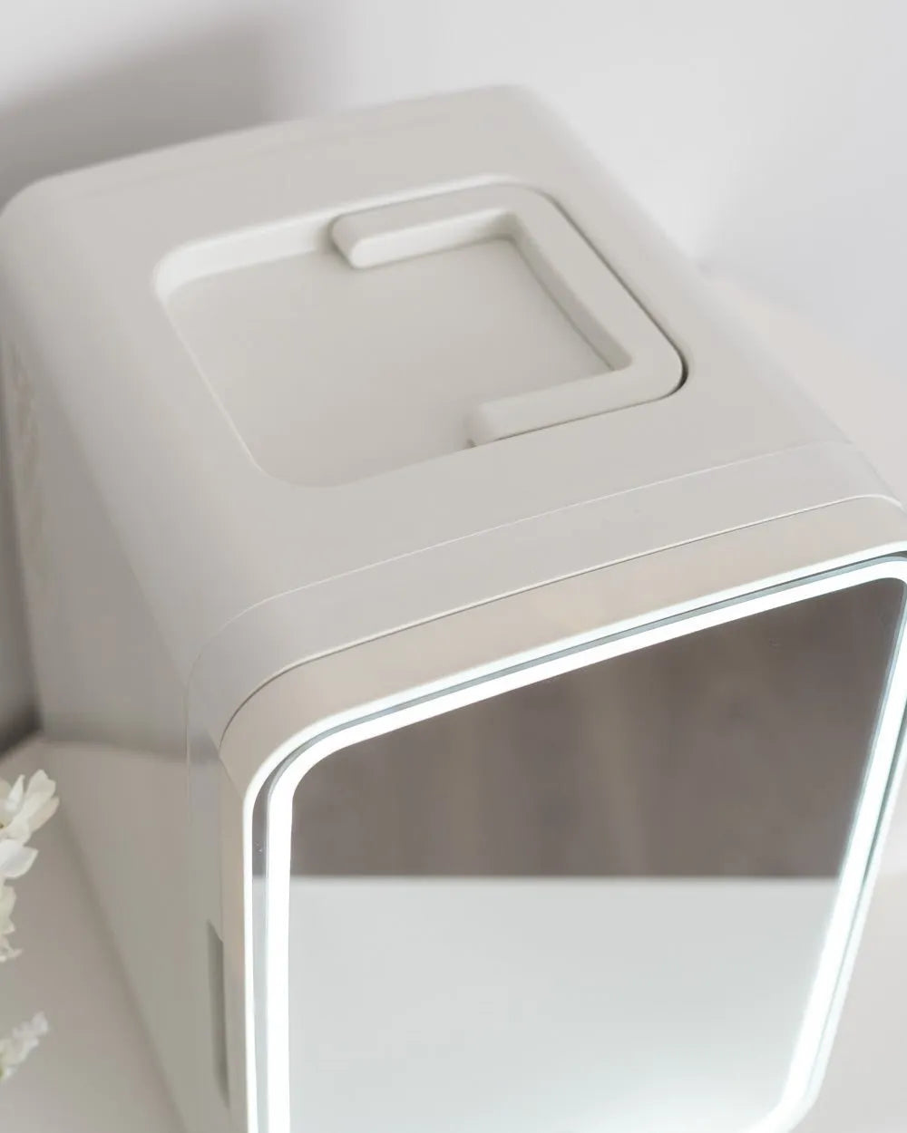 Raffreddatore per cosmetici con specchio 10L - GRIMMY - Flamingueo