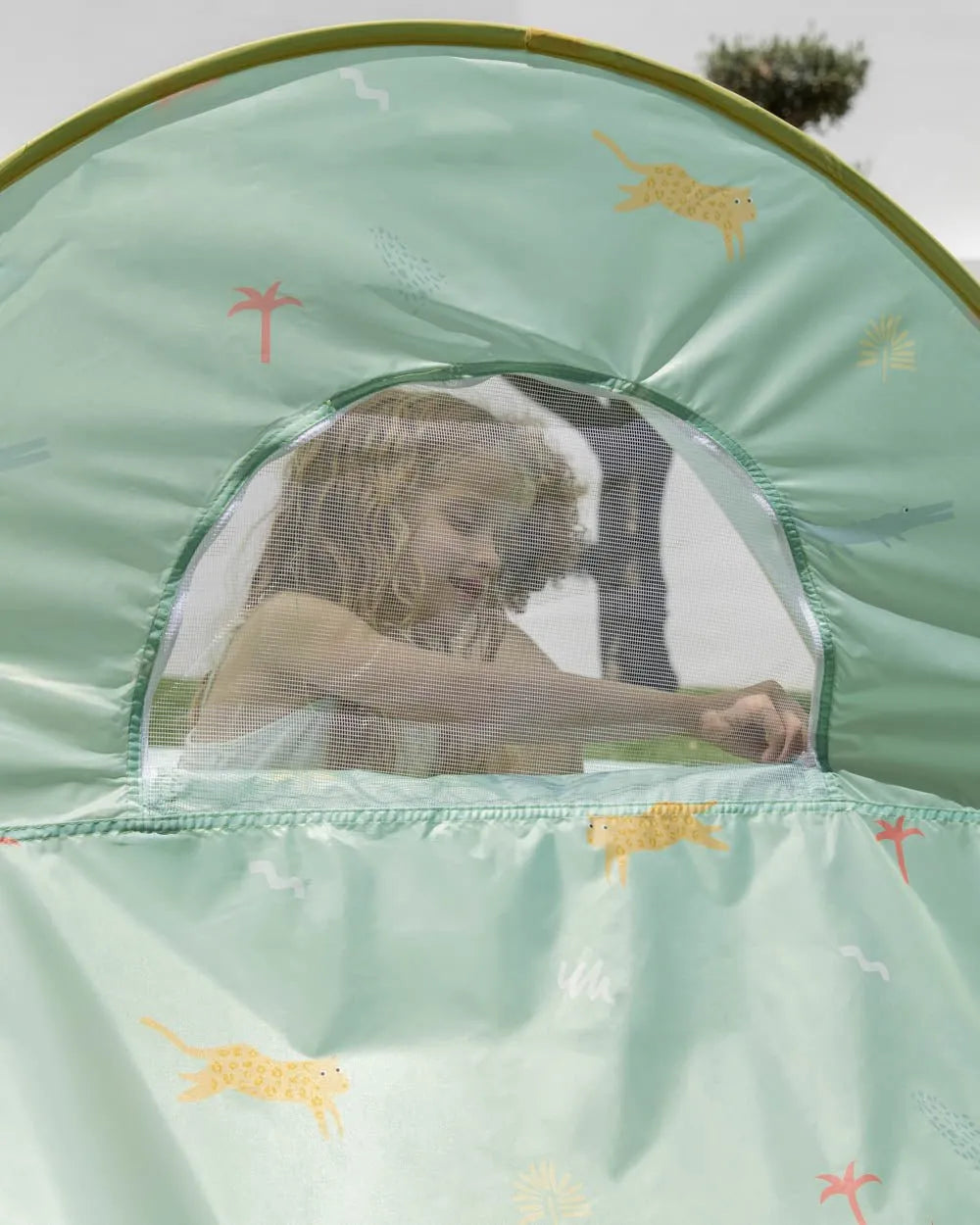Pop up tent verde - FINNICK - Flamingueo