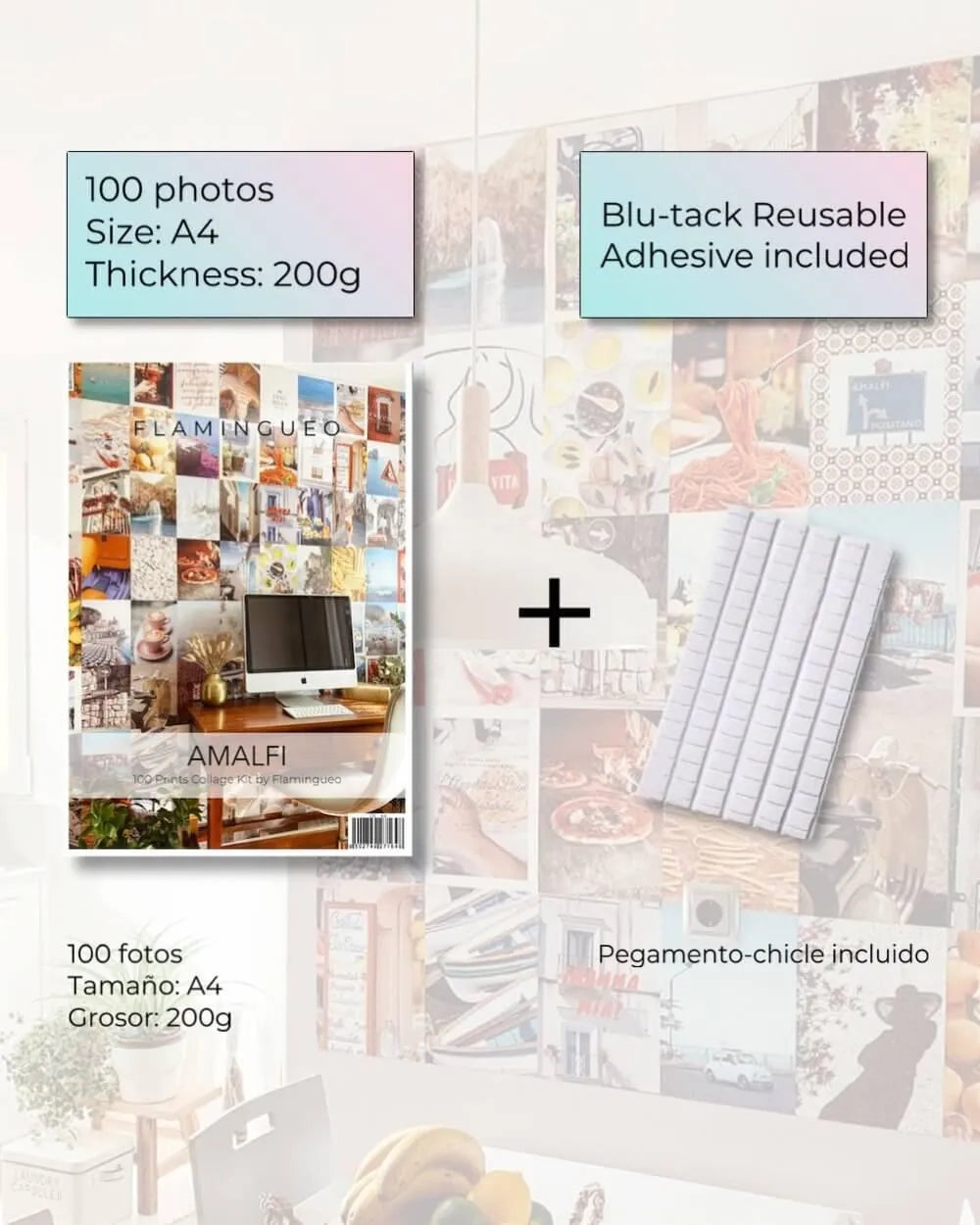 Set de 100 fotos - AMALFI - Flamingueo