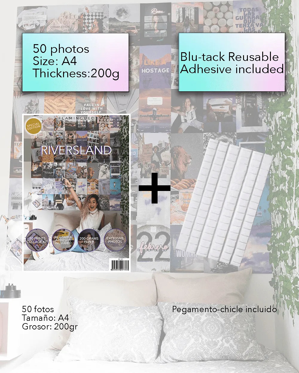 Set de 50 fotos - RIVERSLAND - Flamingueo