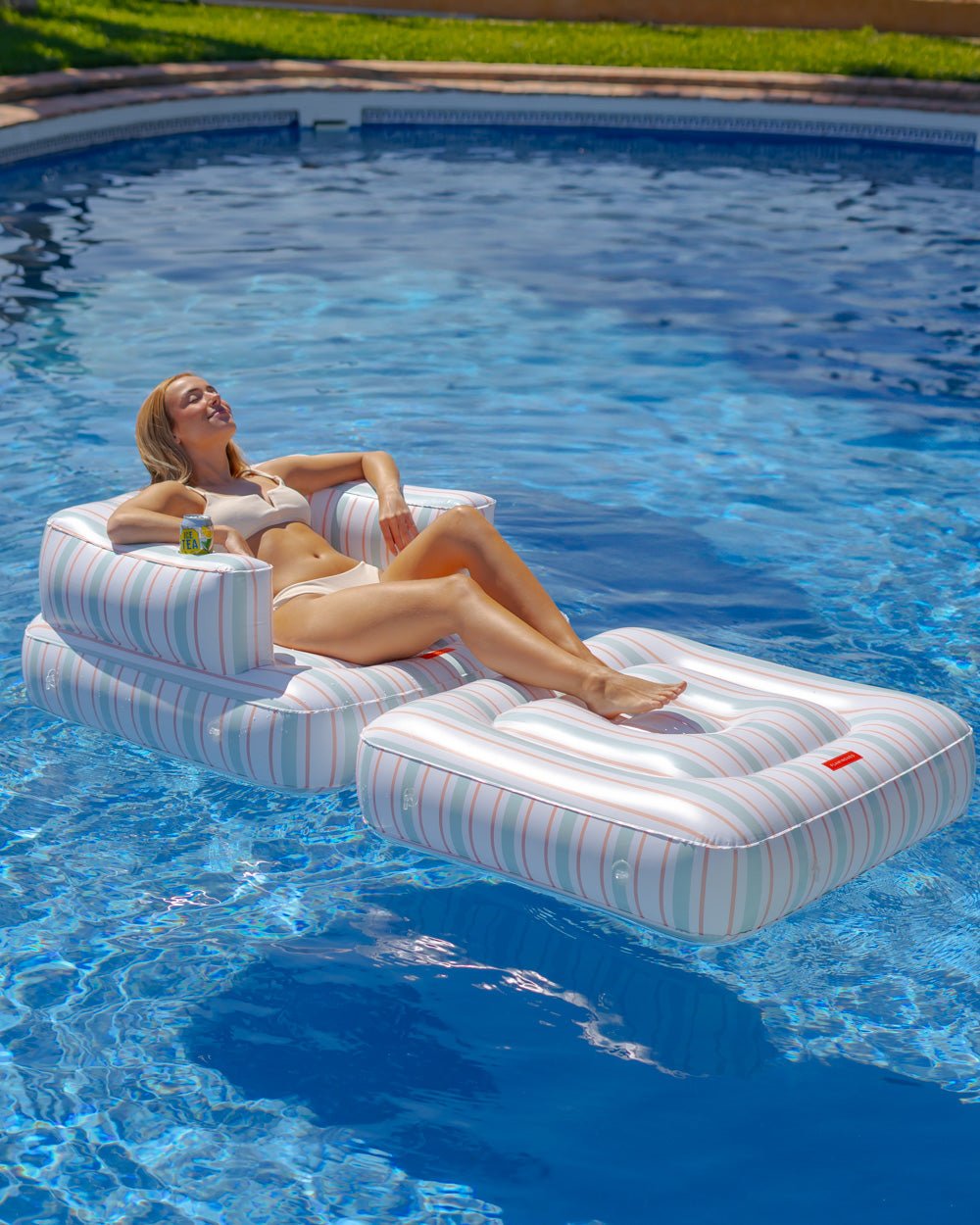 Sillón hinchable 2 en 1 - MARSALA - Flamingueo