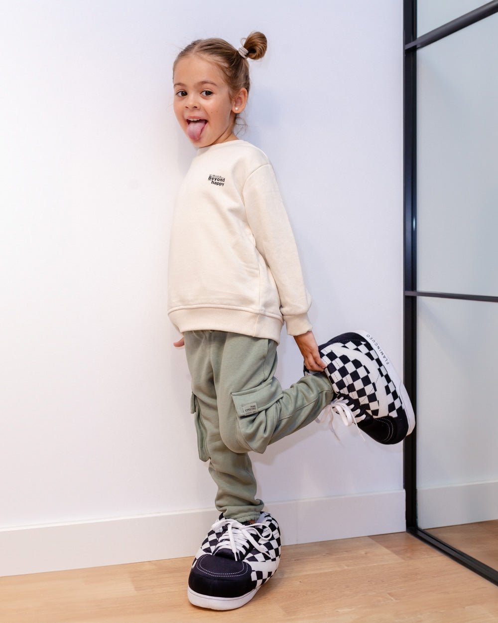 Zapatillas de andar por casa niños - PAULIS KIDS - Flamingueo