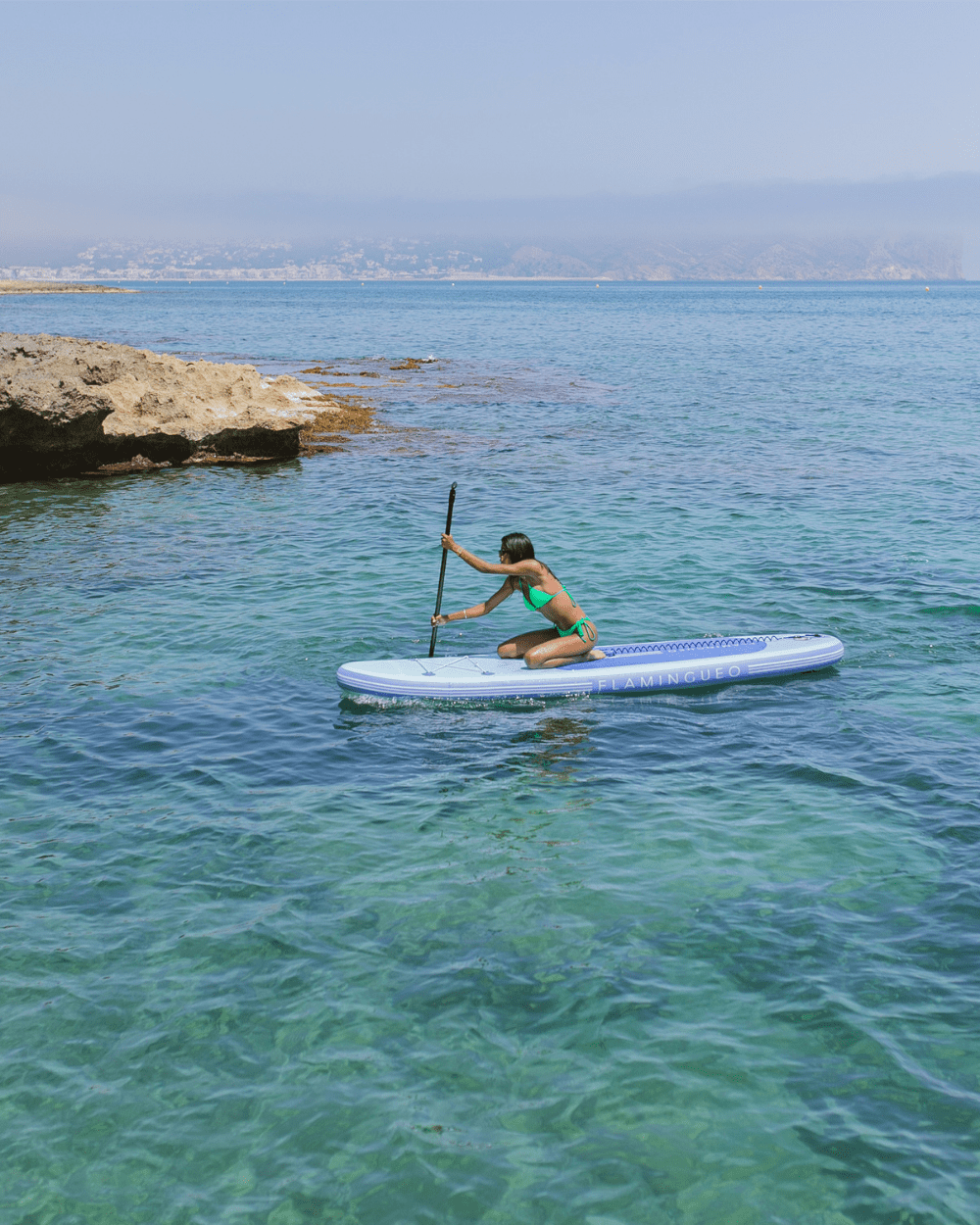 Paddle surf azul/verde degradado - MOON - Flamingueo