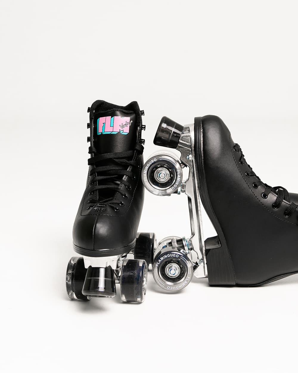 Patines 4 ruedas negros - VENICE - Flamingueo