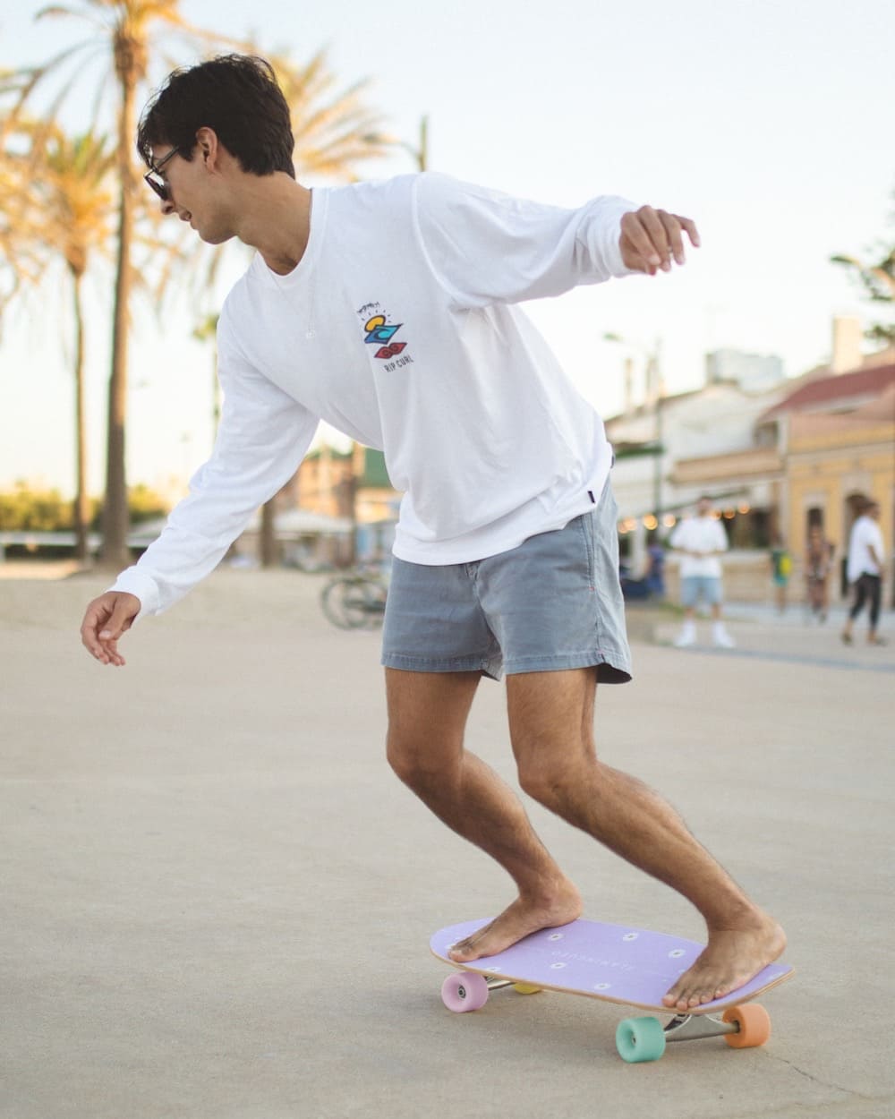 Tabla de Surfskate Margaritas - HAILEY - Flamingueo