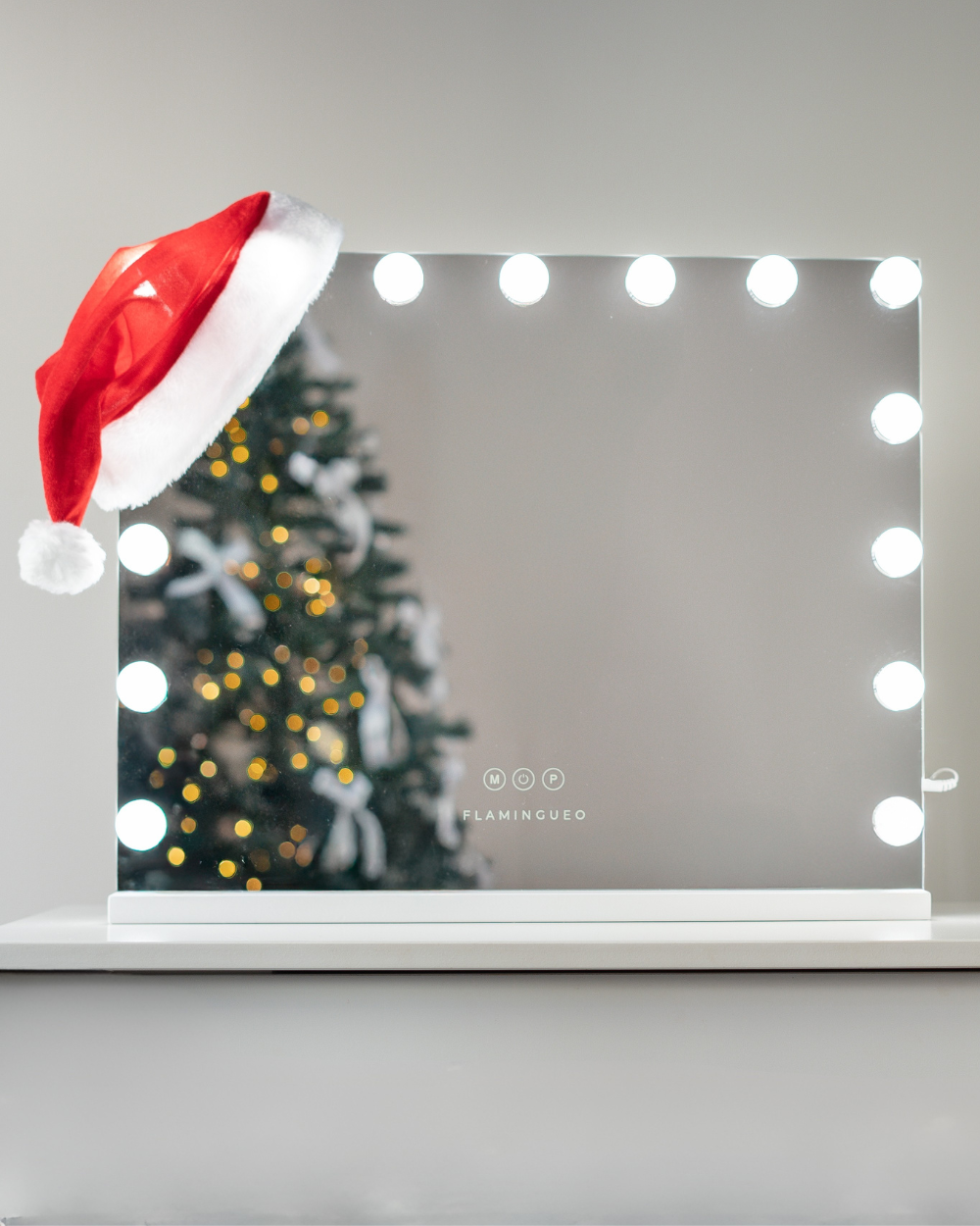 Espejo con luces estilo Hollywood - Flamingueo