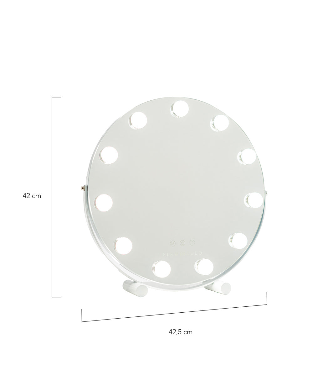 Medidas del producto Espejo luces LED circular - JASMINE