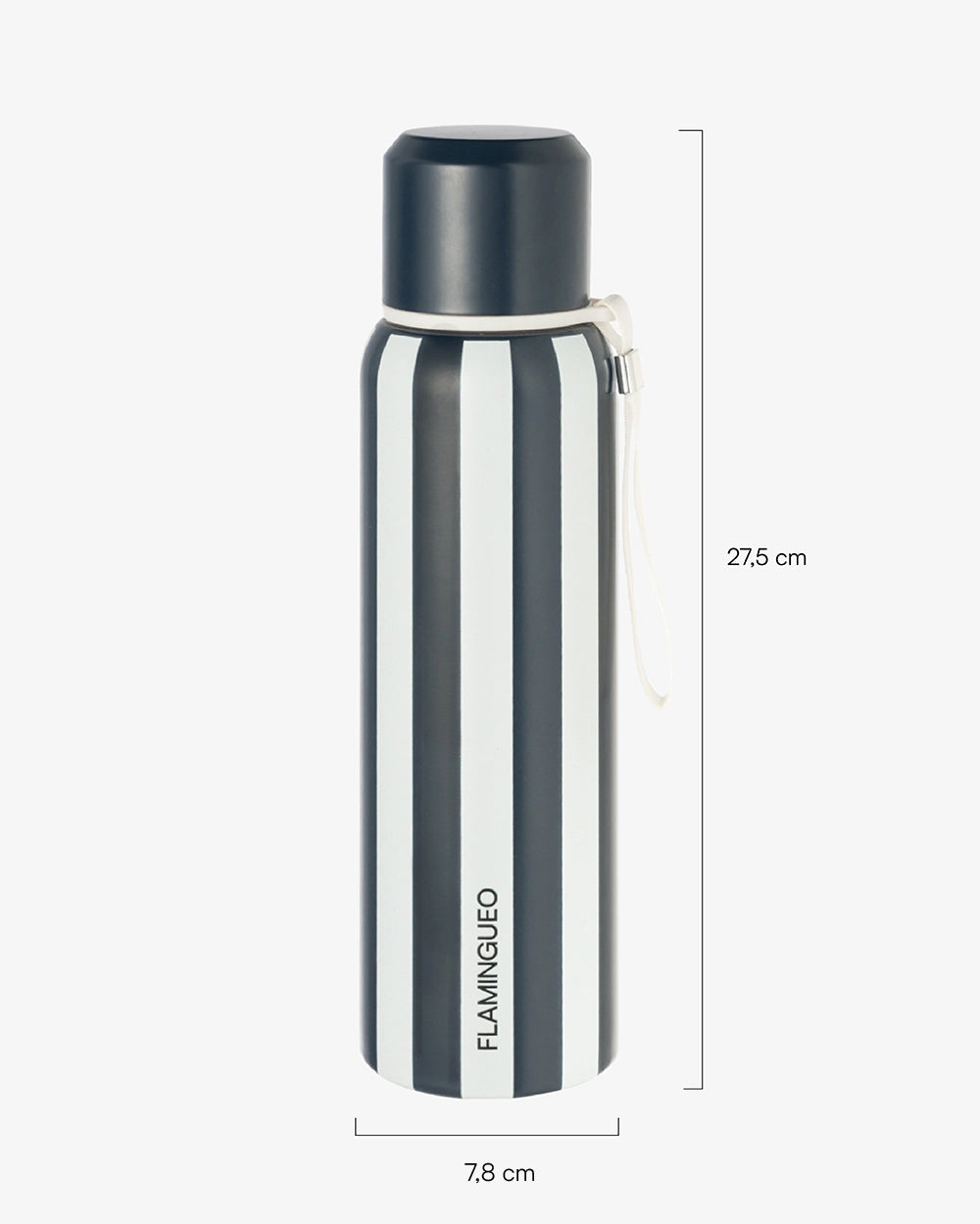 Medidas del producto Stainless steel thermal bottle - ONA