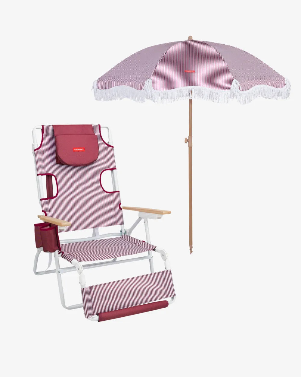 Umbrella and hammock pack - burgundy