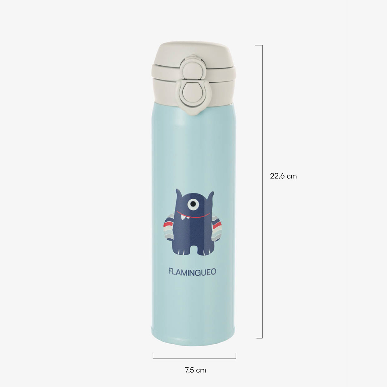 Medidas del producto Garrafa térmica infantil em aço - TWINKLE