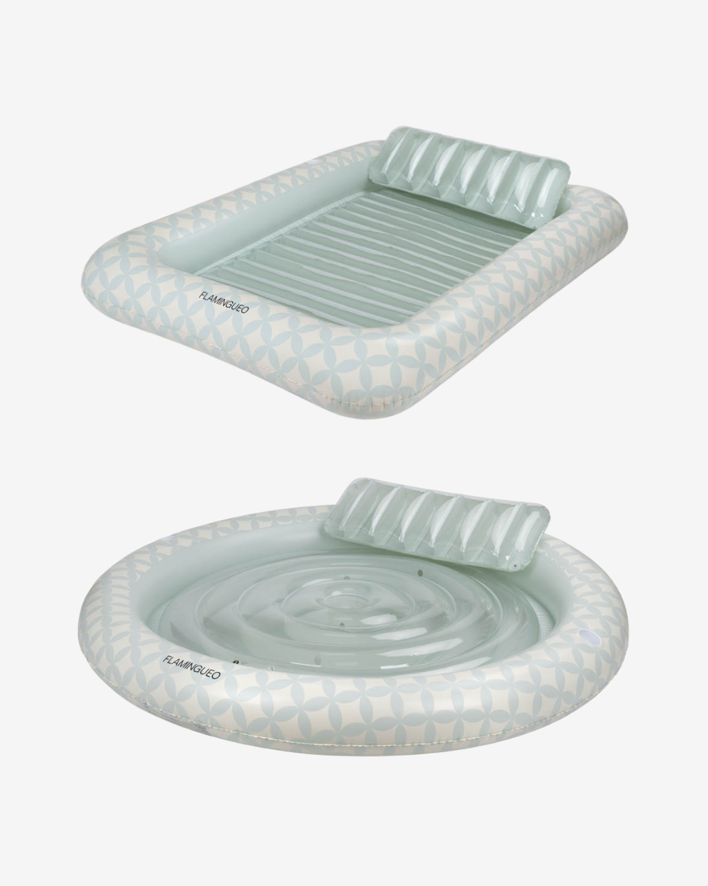 Pack 2 flotadores tanning - aguamarina