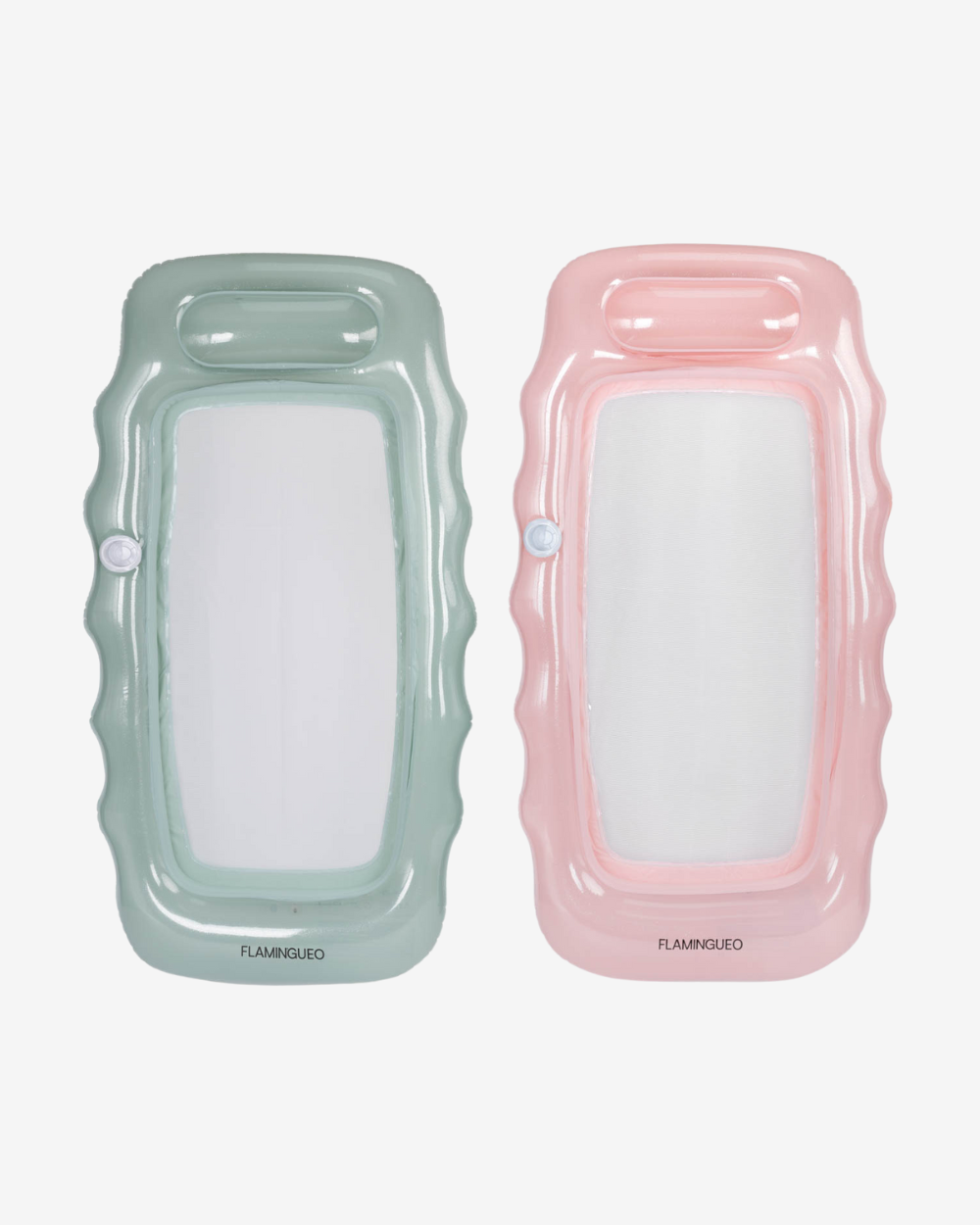 Pack 2 flotadores serenity - rosa y aguamarina