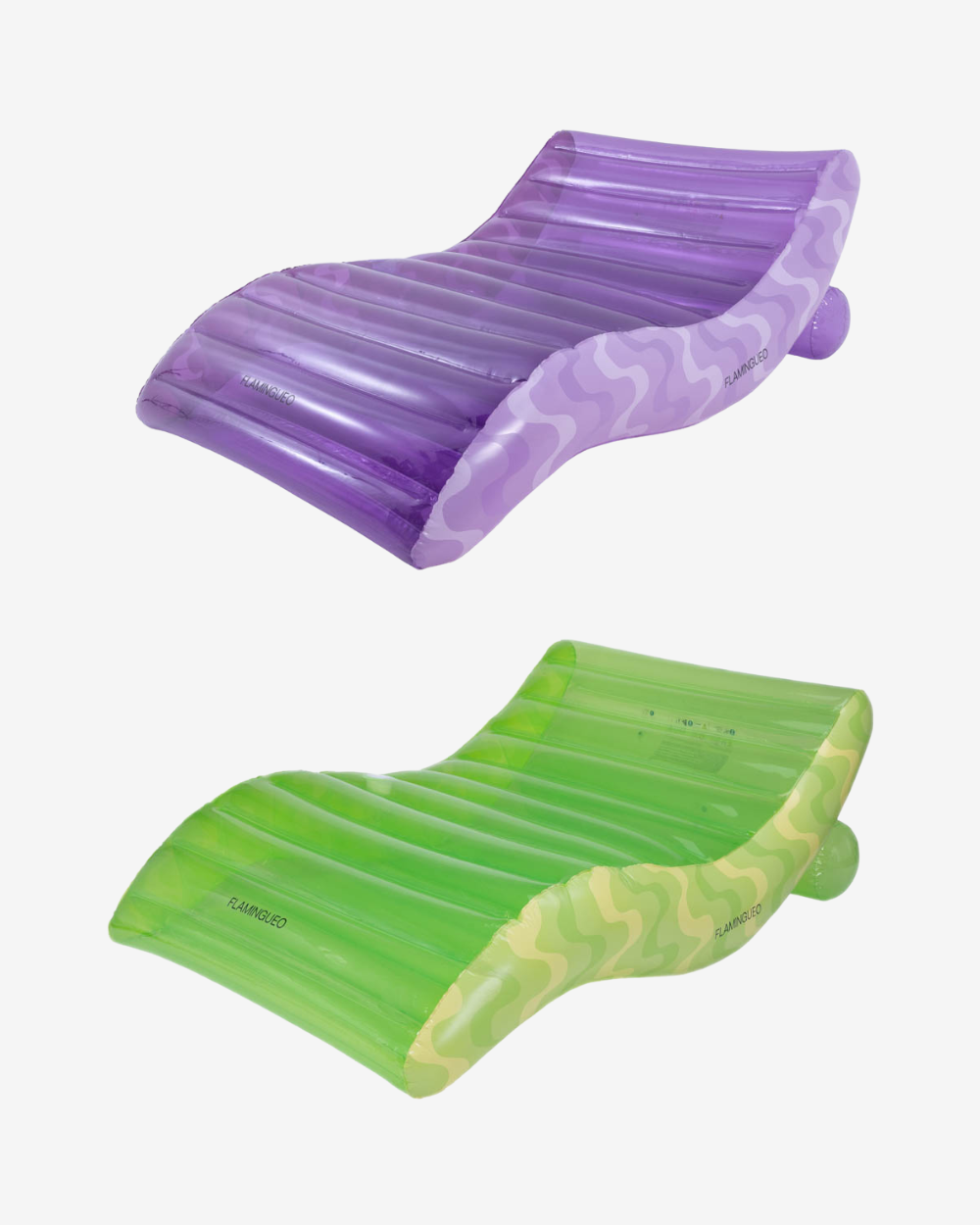 Pack 2 flotadores arlo - verde y morado